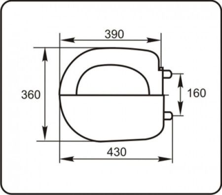 Крышка сиденье для унитаза Santek Римини 1WH301948