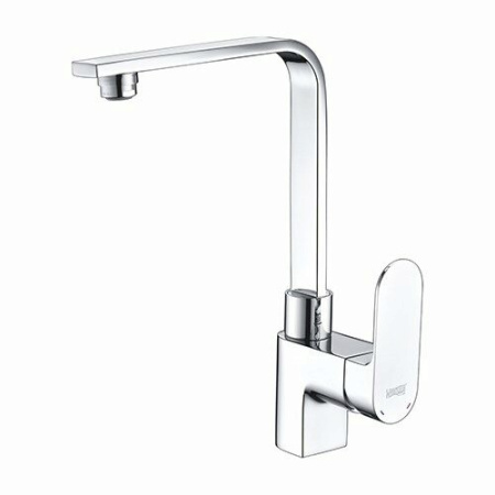 Смеситель для кухни WasserKRAFT Dinkel 5800 5807 на мойку/столешницу хром без термостата