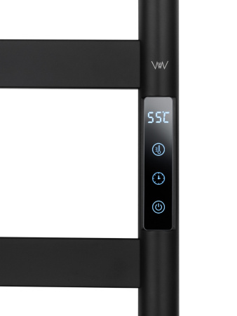 Полотенцесушитель электрический Wonzon & Woghand Essen WW-A405-MB 55х75 черный