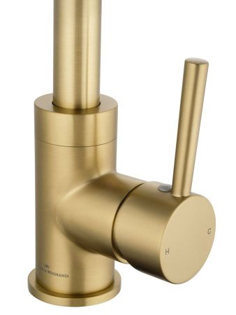 Смеситель для кухни Wonzon & Woghand WW-A21102-BG на мойку золото