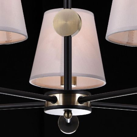 Люстра на штанге Illumico IL0394-5CSQ-24 BK AB CASTOR