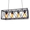 Люстра подвесная Lumina Deco Nortis (Нортис) LDP 11535-4 BK