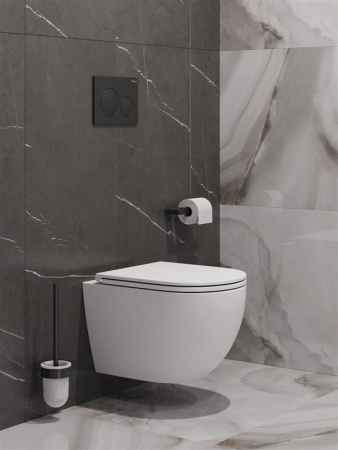 Унитаз подвесной BelBagno COMPATTO BB003CH-TOR/SC белый с сиденьем микролифт безободковый смыв торнадо