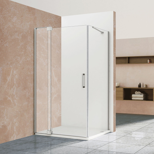 Душевой уголок Vincea Extra VSR-1E101110CL 110х100 стекло прозрачное профиль хром глянцевый