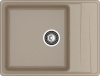 Кухонная мойка Granfest Level LV-660L песочный 66х50 цвет бежевый поверхность матовая