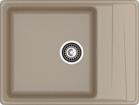Кухонная мойка Granfest Level LV-660L песочный 66х50 цвет бежевый поверхность матовая