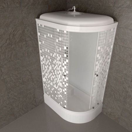 Душевая кабина Тритон Коралл Щ0000061819 120х80 асимметричная с крышей ориентация левая