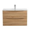 Тумба под раковину BelBagno Marino-Cer-Mini MARINO-CER-MINI-800-2C-SO-WO-P 80х40 подвесная цвет коричневый