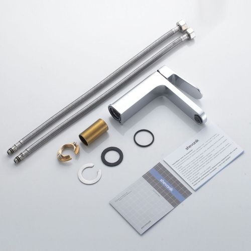 Смеситель Shevanik S4501 на раковину хром - фото 4