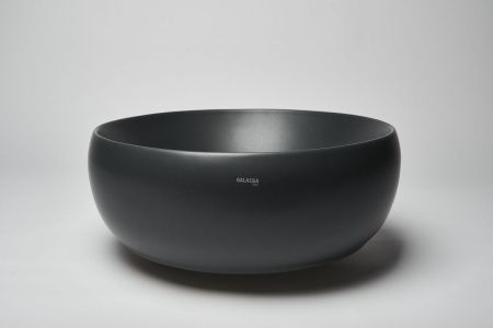 Раковина из сантехнического фарфора Galassia Dream 7333NEМТ 50х50 накладная цвет черный