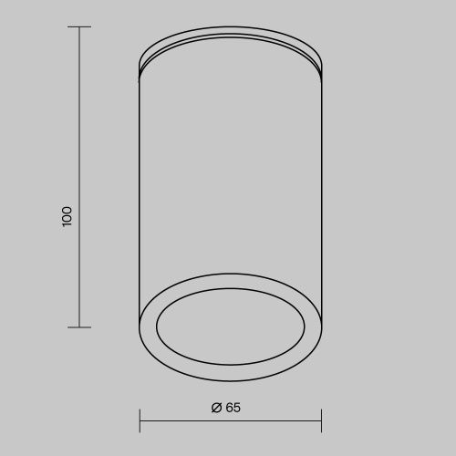 Светильник потолочный Maytoni Outdoor Roll O307CL-01B - фото 4