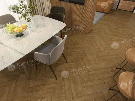 Кварцвиниловая плитка Alpine Floor Parquet LVT ECO 16-32 Дуб Селена Дуб Селена толщина 0.25 см 43 класс 590х118