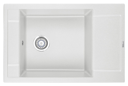 Кухонная мойка Granula 7806, АРКТИК 78х50 цвет светло-серый поверхность матовая