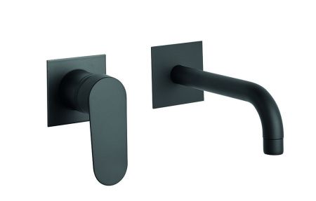 Смеситель для раковины Fiore Kevon 81NN7227 встраиваемый в стену черный