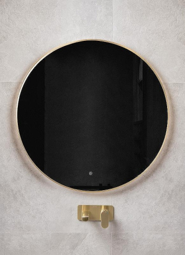 Зеркало в ванную Boheme 545-100-MG 100х100 цвет золото матовое - фото 2