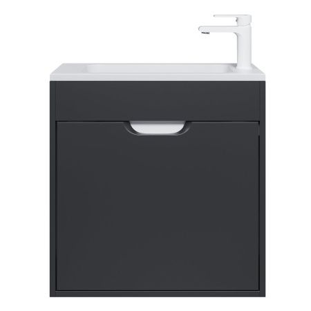 Тумба под раковину Uperwood Modul 2930205364 60х20 подвесная цвет черный