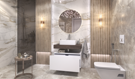 Столешница Velvex UNIT st.UNI.80-628 80х50 подвесная цвет коричневый