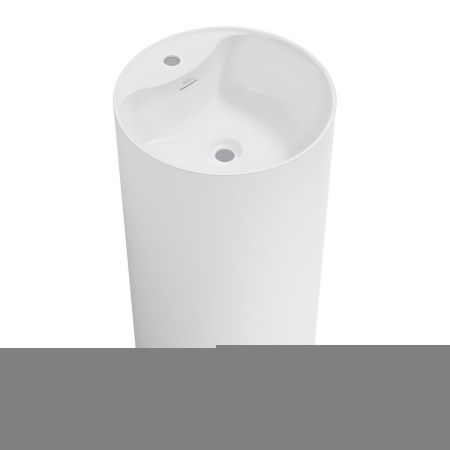 Раковина акриловая Wellsee Chalice Perfection 230614000 50х50 напольная цвет белый 1 отверстие под смеситель
