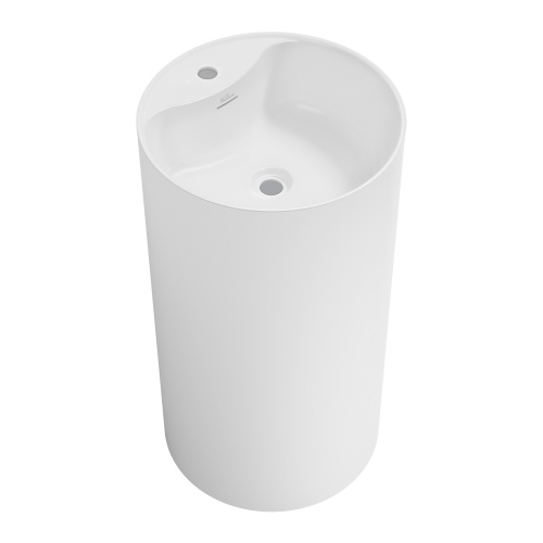 Раковина акриловая Wellsee Chalice Perfection 230614000 45х45 напольная цвет белый глянцевый 1 отверстие под смеситель - фото 2 Раковина акриловая Wellsee Chalice Perfection 230614000 45х45 напольная цвет белый глянцевый 1 отверстие под смеситель - фото 2