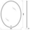 Зеркало с подсветкой BelBagno SPC-VST-600-800-LED-TCH-WARM 60х80 подвесное