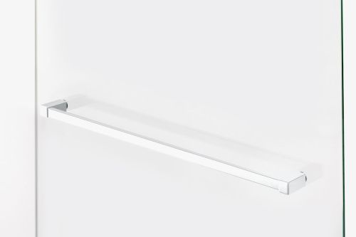 Душевой уголок New Trendy AVEXA White EXK-2775 100х90 стекло прозрачное профиль белый без поддона - фото 3