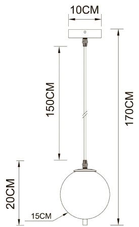 Светильник подвесной Arte Lamp Freddie (Фреддие) A2231SP-1PB