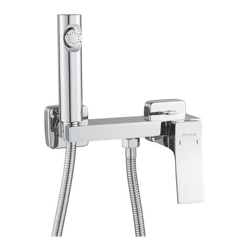 Гигиенический душ со смесителем Shevanik S4005-1 хром - фото 2
