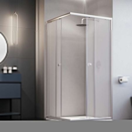 Душевой уголок RGW Dolphin 28912699-11 90х90 стекло прозрачное профиль хром без поддона