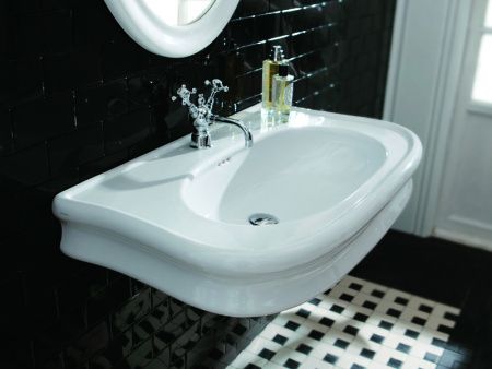 Раковина из сантехнического фаянса Simas LA 11/1 hole 90х50 подвесная цвет белый