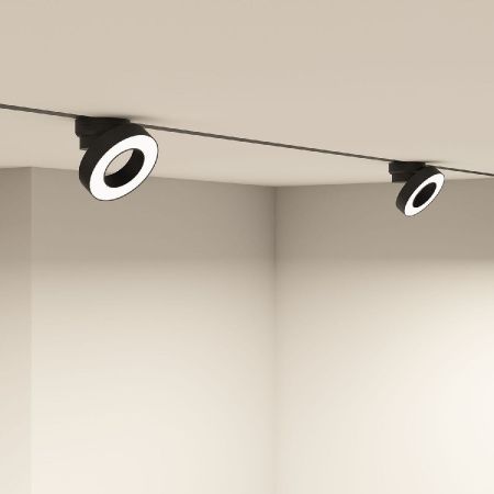 Трековый однофазный светильник Denkirs Smart Linear (Смарт Линеар) DK8027-BK