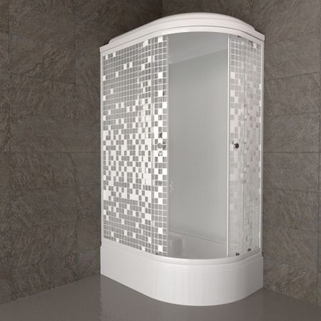 Душевая кабина Тритон Коралл Щ0000061819 120х80 асимметричная с крышей ориентация левая