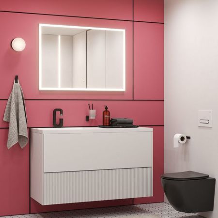 Смеситель IDDIS TWIST TWIBLBTi01 на раковину черный
