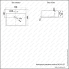 Раковина из сантехнического фарфора Melana A121-803 60х50 накладная цвет белый 1 отверстие под смеситель