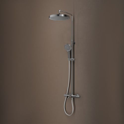 Душевая стойка IDDIS Duna DUNSBSTi06 настенная цвет хром - фото 2