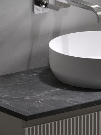 Тумба под раковину Sancos SNOB R SNR100CE 100х40 подвесная цвет бежевый