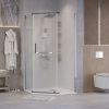 Душевой уголок Grossman Pragma 302.K33.03.9090.10.02 90х90 стекло текстурное профиль хром без поддона