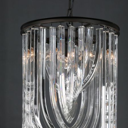 Светильник подвесной Delight Collection Murano Glass (Мурано Гласс) KR0116P-3 black