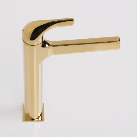 Смеситель Wasserkraft Sauer 7100 7103H на раковину золото