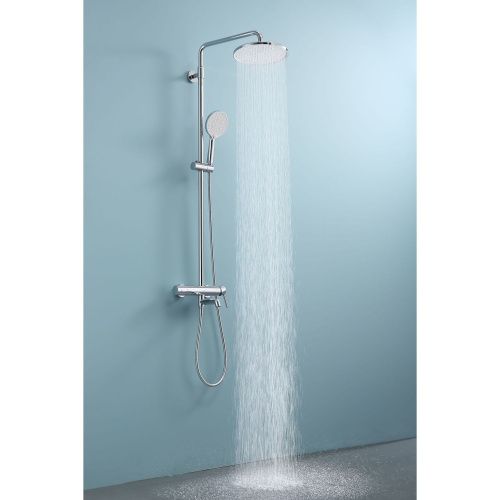 Душевая стойка Raglo R20.24 настенная цвет хром - фото 4