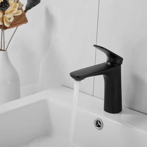 Смеситель Shevanik S8501H на раковину черный - фото 5