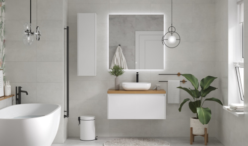 Столешница Velvex KLAUFS st.KLA.100 дуб французский 100х45х4 накладная цвет шатанэ - фото 5