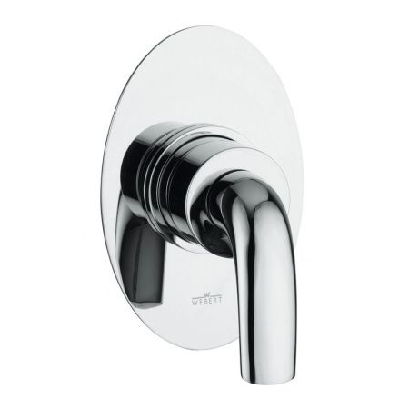 Смеситель для ванны и душа Webert Aria AC0680015 настенный хром