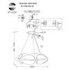 Люстра подвесная ST Luce Etoile (Етоиле) SL1304.203.45