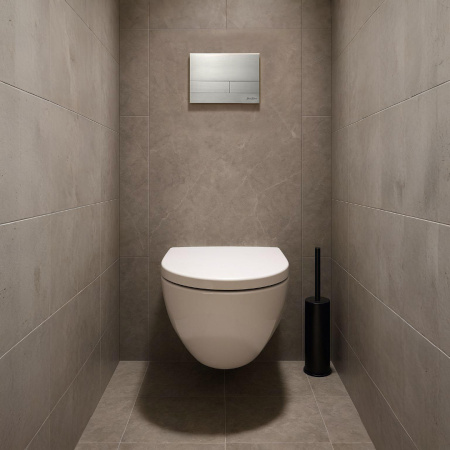 Клавиша смыва механическая Iberica Blanca INOX-S IB.B016.01 цвет серый