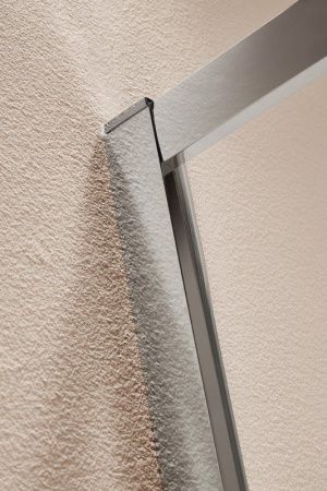 Душевой уголок Cezares ECO ECO-O-R-2-90-P-Cr 90х90 стекло рифленое профиль хром без поддона