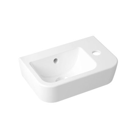 Раковина из сантехнического фарфора Lavinia Boho One 33310001R 40х20 подвесная цвет белый 1 отверстие под смеситель