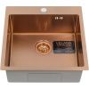 Кухонная мойка Melana ProfLine D5050HC бронза 50х50 цвет бронза поверхность матовая