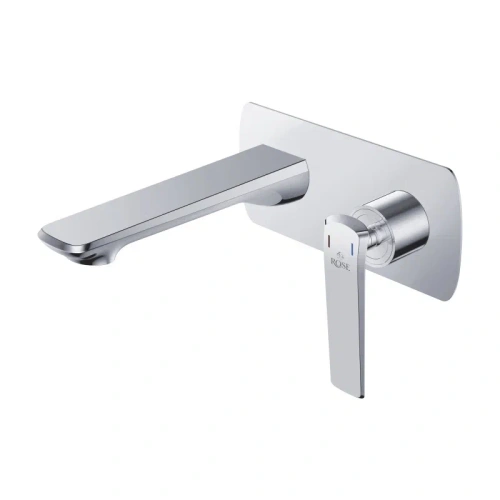 Смеситель для раковины Rose R1341 встраиваемый в стену хром - фото 2