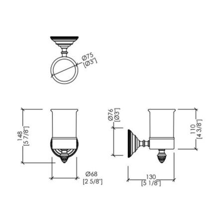 Стакан Devon Devon Black Diamond BLKD503CRNE