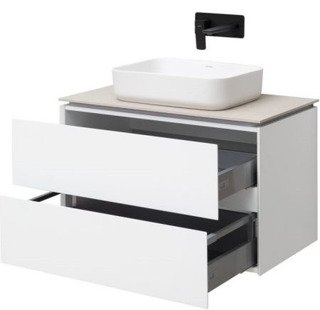 Тумба под раковину Allen Brau Infinity 1.21001.WM 80х50 подвесная цвет белый